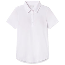 Straight Down Women's White Abbot 2.0 Polo