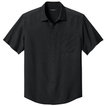 Port Authority Men's Deep Black Short Sleeve UV Dockside Shirt