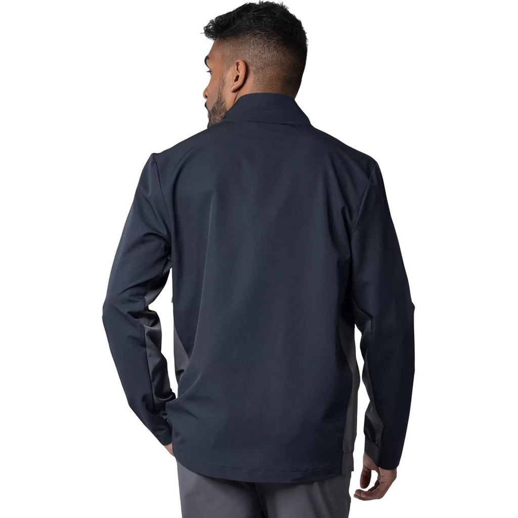 Levelwear Men's Black/Charcoal Harrington Jacket