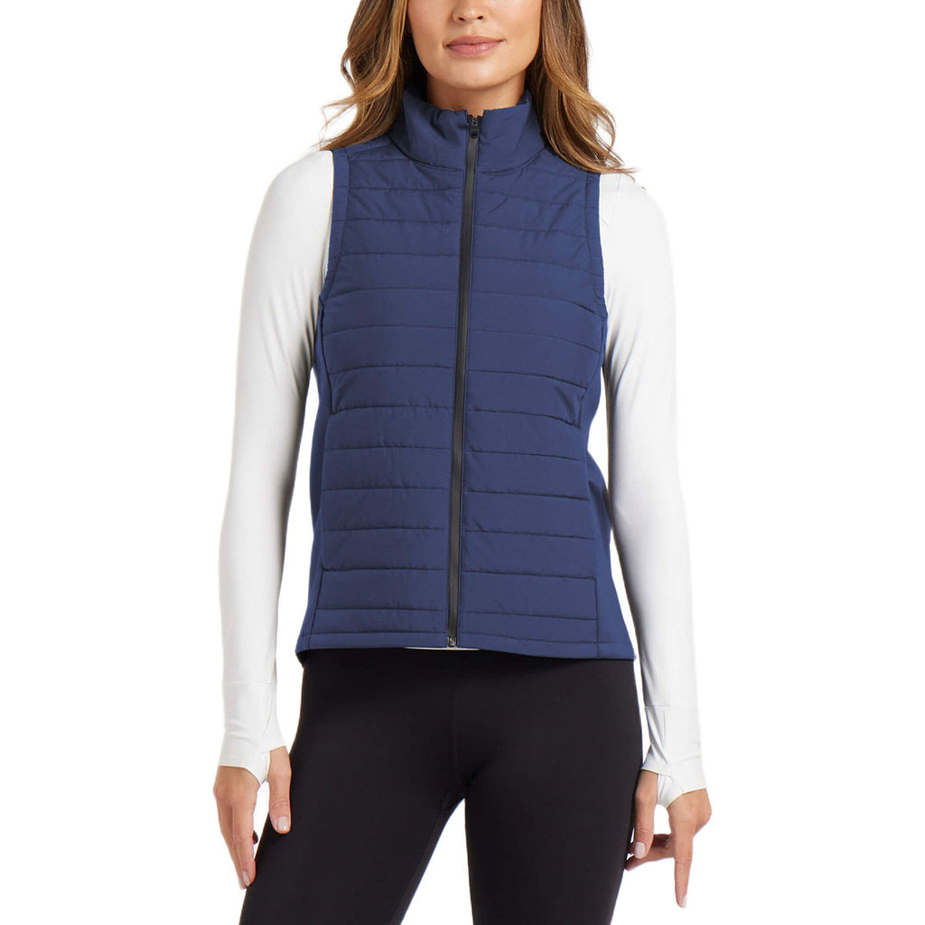 UNRL Women's Harbor Blue Vancouver Quilted Vest