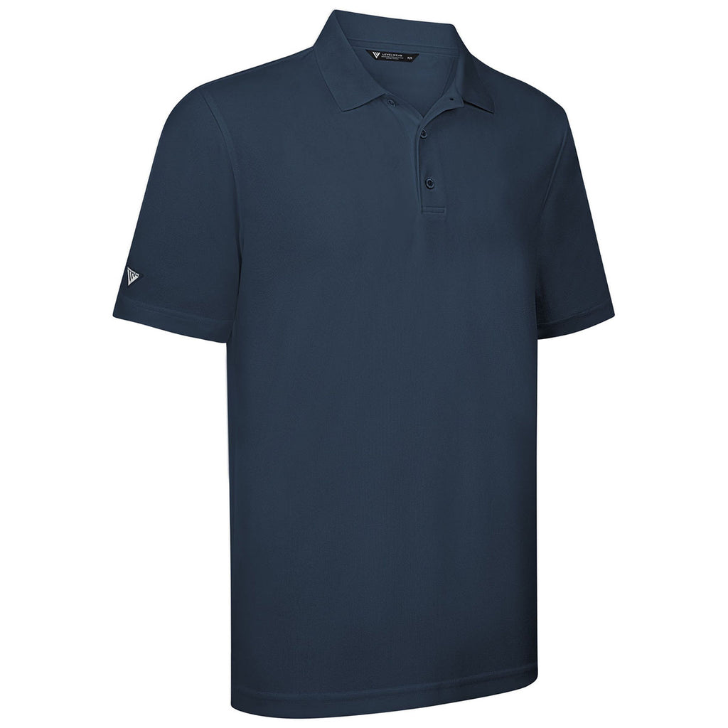 Levelwear Men's Navy Omaha Polo