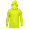 BAW Men's Neon Yellow Xtreme-Tek Long Sleeve Hood