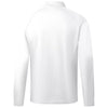 Levelwear Men's White Calibre Recycled Quarter Zip