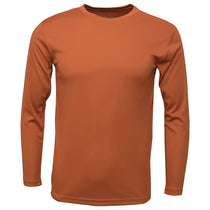 BAW Men's Texas Orange Xtreme Tek Long Sleeve Shirt