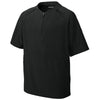 Sport-Tek Youth Black Repeat 1/2-Zip Short Sleeve Jacket