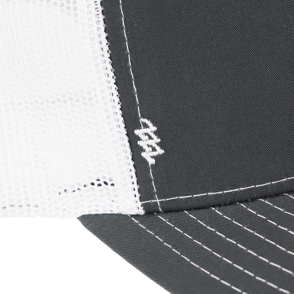 48-Hour Zusa Charcoal/White Open Road Trucker Cap