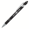 Logomark Black Denton Soft-Touch Pen with Stylus