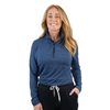 Zusa 3 Day Women's Navy Heather Brisk Quarter Zip