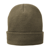 Port & Company Unisex Coyote Brown Fleece-Lined Knit Cap