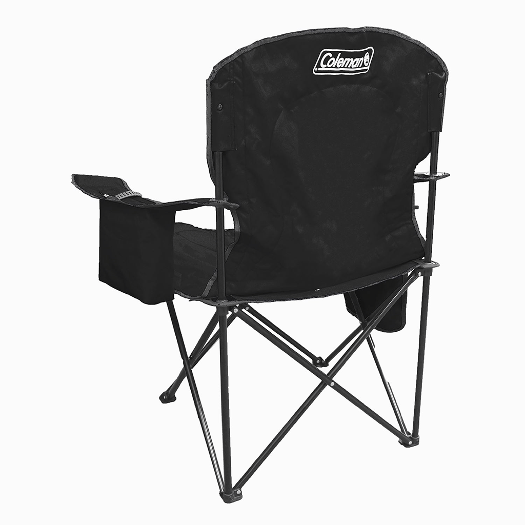 Coleman Black Cushioned Cooler Quad Chair