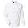 HUK Men's White Tide Point Long Sleeve Shirt