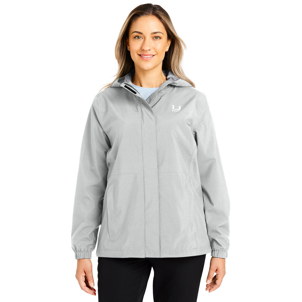 HUK Women's Harbor Mist Storm Rain Jacket