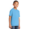 Port & Company Youth Aquatic Blue Core Cotton Tee