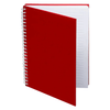 Prime Line Red Hardcover Spiral Notebook 5.75