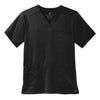 Wink Men's Black Premiere Flex V-Neck Top