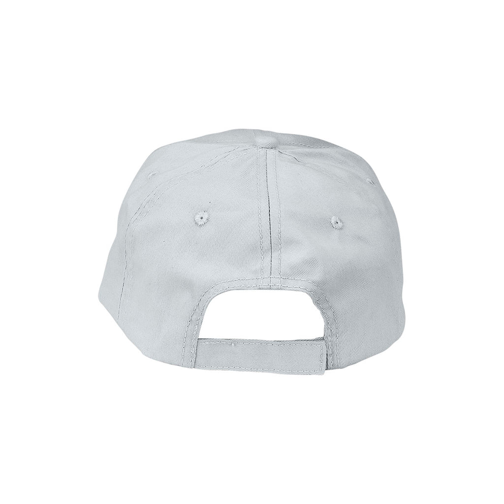 Vantage White Solid Cap with Sandwich Visor