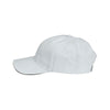 Vantage White Solid Cap with Sandwich Visor