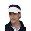 Vantage Men's White Mesh Visor