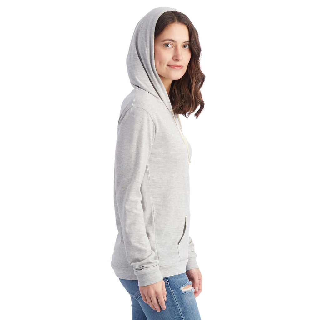 Alternative Apparel Women's Light Grey Eco-Jersey Pullover