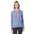 Alternative Apparel Women's Pacific Blue Eco-Jersey Pullover