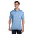 Hanes Men's Light Blue 5.2 oz. 50/50 EcoSmart Jersey Pocket Polo