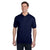 Hanes Men's Navy 5.2 oz. 50/50 EcoSmart Jersey Pocket Polo