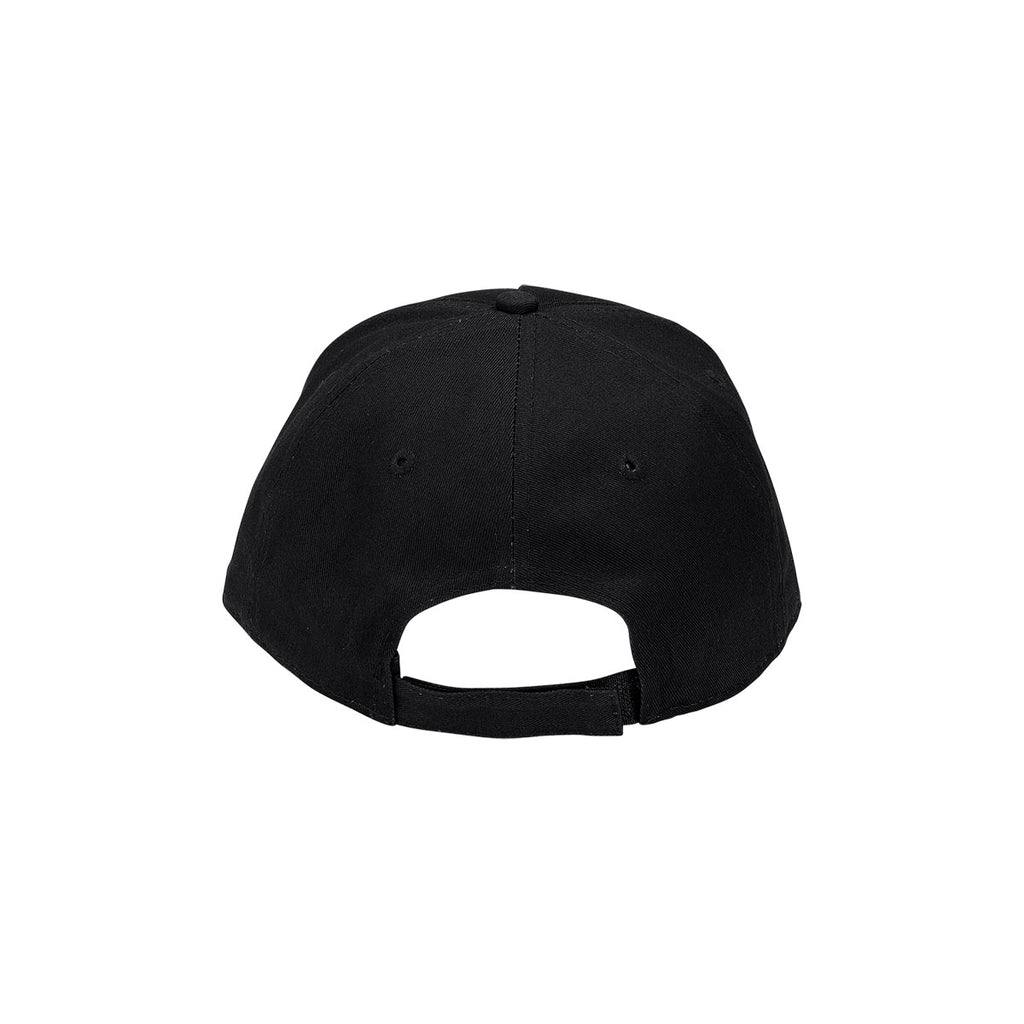 Vantage Black Clutch 5-Panel Constructed Solid Twill Cap