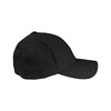 Vantage Men's Black Clutch Solid Stretch Fitted Constructed Twill Cap