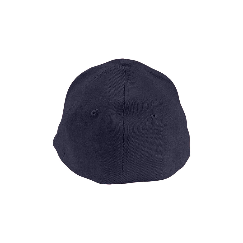 Vantage Men's Navy Clutch Solid Stretch Fitted Constructed Twill Cap