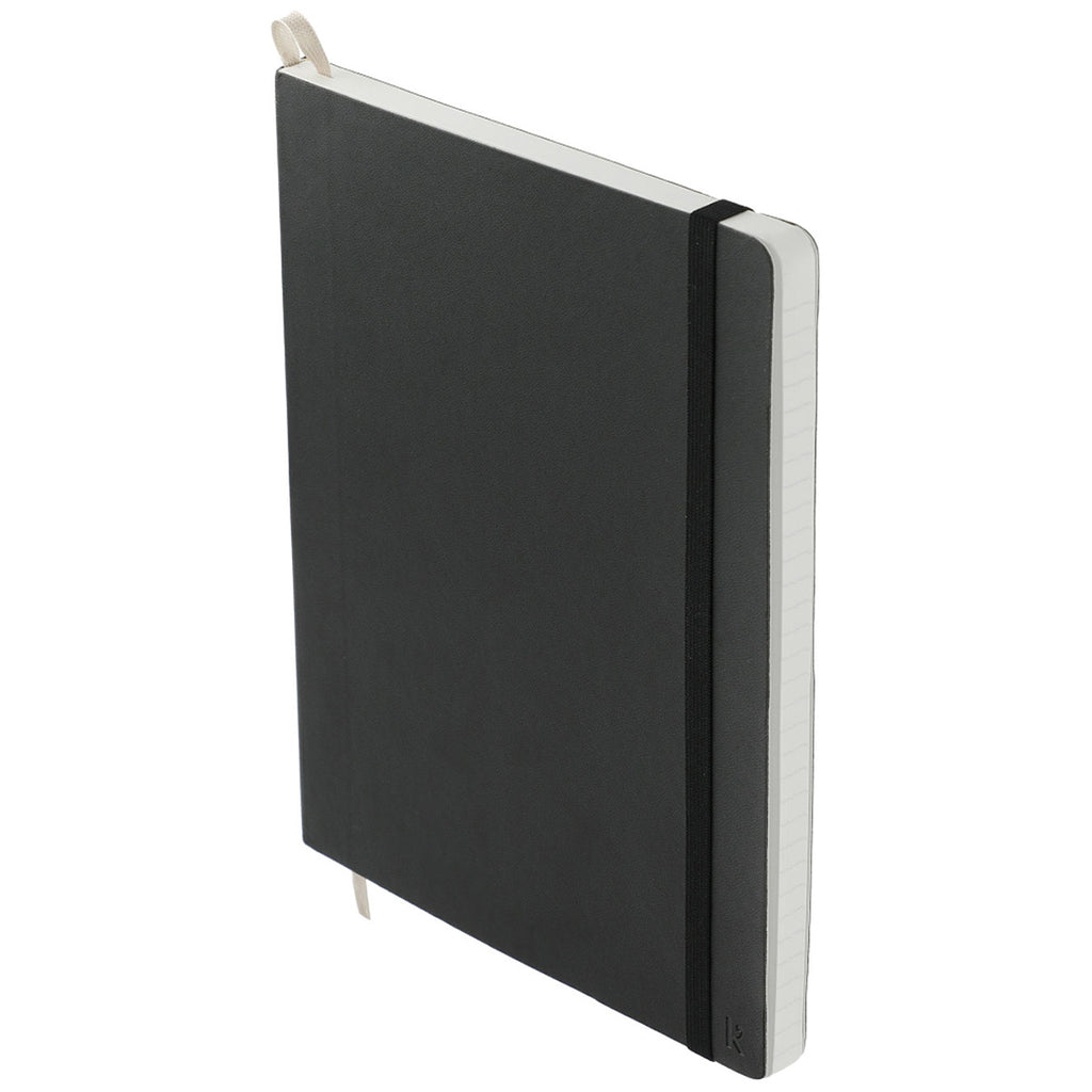 Karst Black 5.5" x 8.5" Stone Soft Bound Notebook