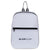 Gemline White Moto Mini Backpack