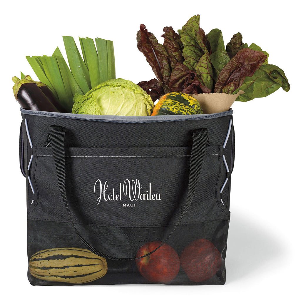 Gemline Black Maui Pacific Cooler Tote