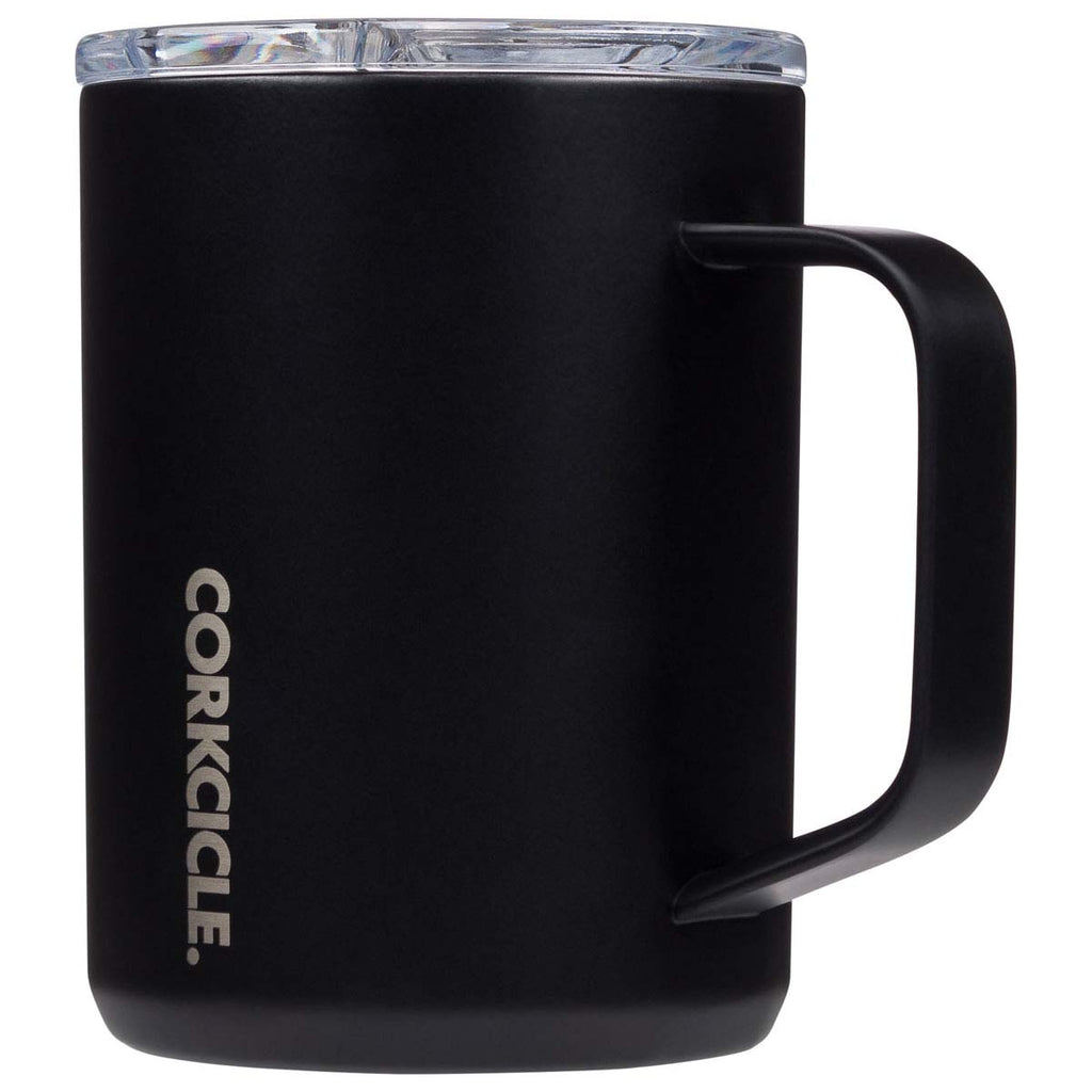 Corkcicle Matte Black 16 oz. Coffee Mug