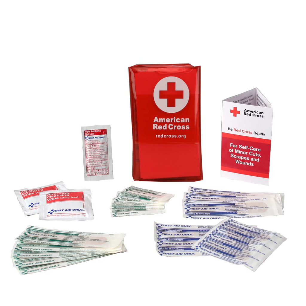 American Red Cross Black Pocket First Aid and Hand Sanitizer Bundle