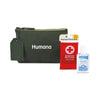 American Red Cross Deep Forest Green Pocket First Aid and Hand Sanitizer Bundle