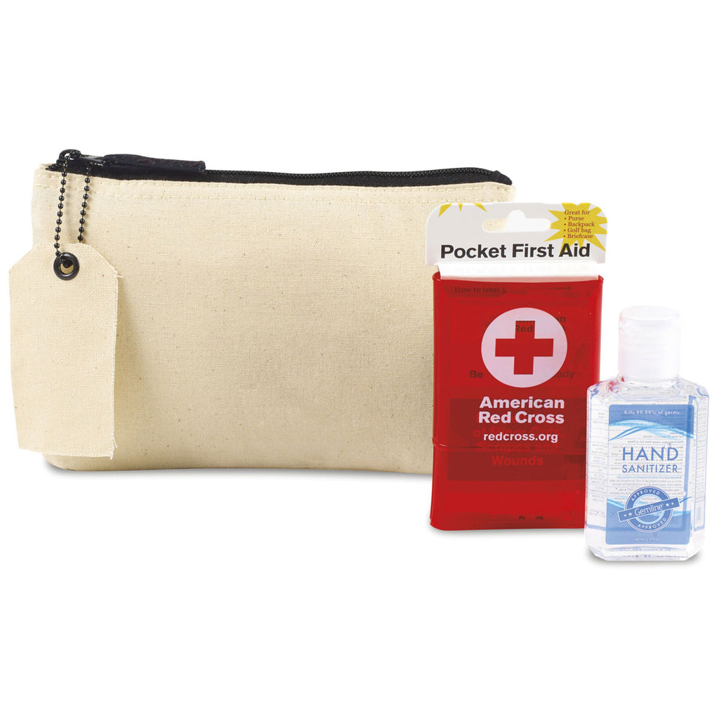 American Red Cross Natural Pocket First Aid and Hand Sanitizer Bundle