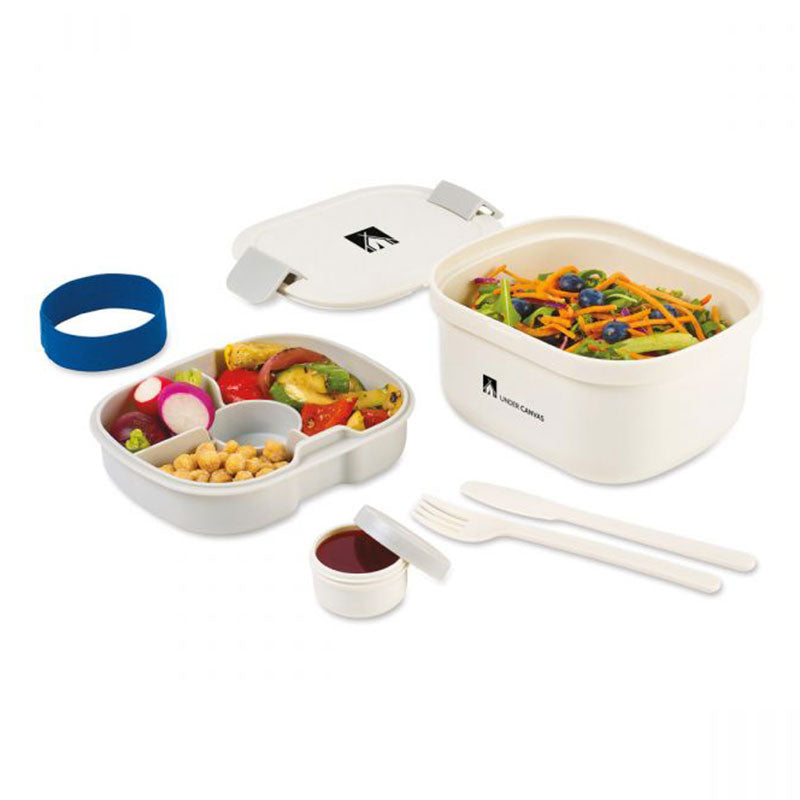 Gemline White Sarada Bento Lunch Box