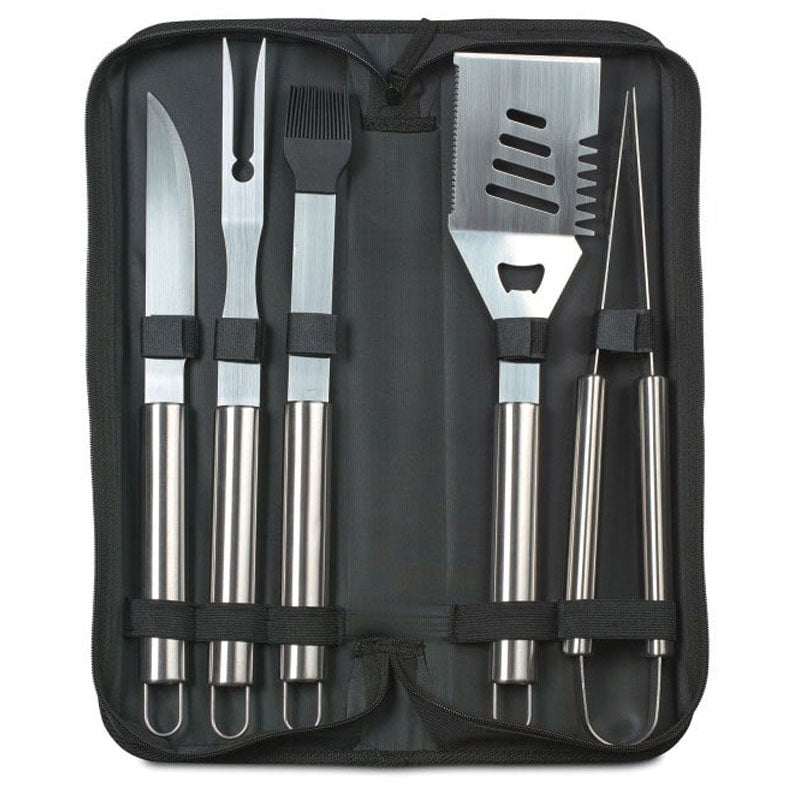 Gemline Black Grill Master BBQ Tool Set