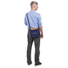 Gemline Navy Heather Mobile Office Hybrid Crossbody Padfolio