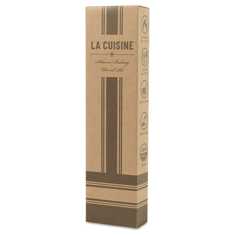 La Cuisine Black Silicone Baking Utensils