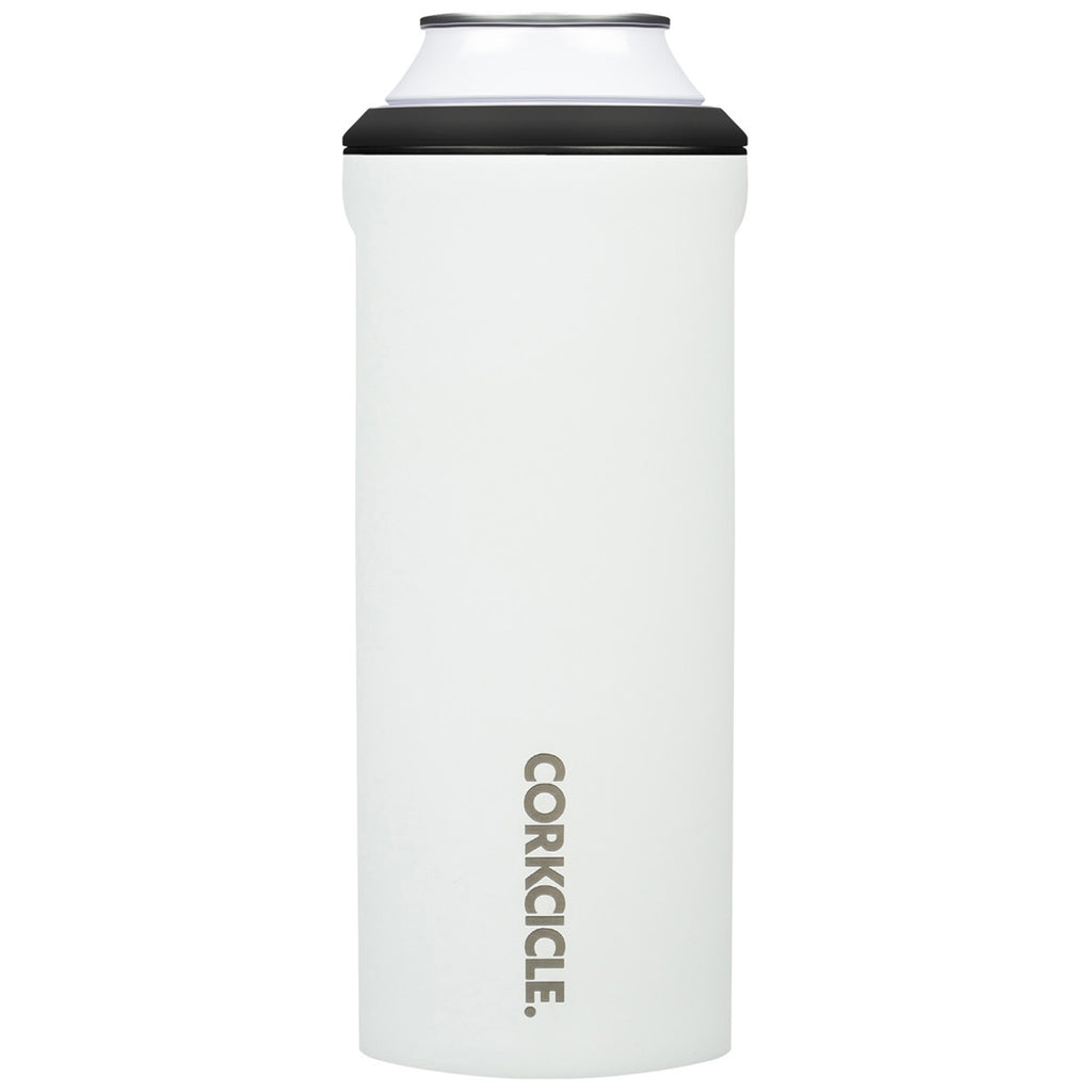 Corkcicle White Slim Can Cooler