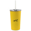 Gemline Yellow Arlo Classics Stainless Steel Tumbler with Straw - 20 Oz.