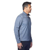 Landway Men's Heather Navy Basecamp Heather Quarter Zip Pullover