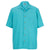 Edwards Men's Aqua Jacquard Batiste Camp Shirt