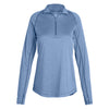 Landway Women's Heather Blue Apex Baselayer Active Dry Pullover