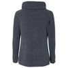 Weatherproof Women's Heather Navy Heat Last Faux Cashmere Funnelneck Sweatshirt