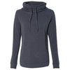 Weatherproof Women's Heather Navy Heat Last Faux Cashmere Funnelneck Sweatshirt