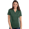 Antigua Women's Dark Pine/White Venture Polo