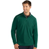 Antigua Men's Evergreen/Carbon Glacier Quarter Zip Up