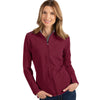 Antigua Women's Cabernet/Carbon Glacier Full Zip Up Jacket